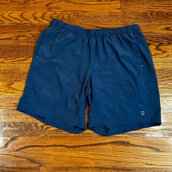 Free Fly Breeze Active Shorts. Legion Blue (Dark Teal). Size Large. - Picture 7 of 7